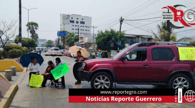 Otra protesta por falta de agua en Chilpancingo 
