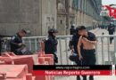 Normalistas de Ayotzinapa lanzan artefactos explosivos a Palacio Nacional en CDMX