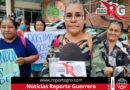 Se manifiestan trabajadores de limpieza de centros de salud de Acapulco por segunda ocasión en Chilpancingo