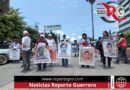 Marchan normalistas de Ayotzinapa y el FECSM en Chilpancingo a casi 10 años de la desaparición de los 43