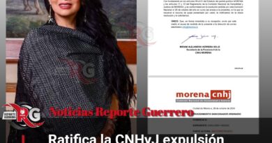 Ratifica la CNHyJ expulsión de Norma Otilia como militante de Morena