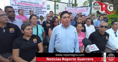 Paran labores trabajadores del TJAEG en Chilpancingo para exigir pago de retroactivo