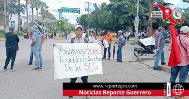 Bloquea CETEG avenidas en Chilpancingo para exigir maestros en escuelas