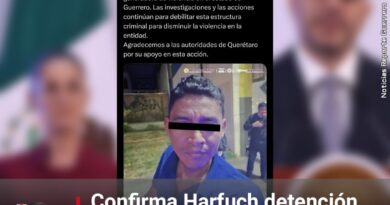 Confirma Harfuch detención de jefe de plaza de grupo de la delincuencia en Guerrero