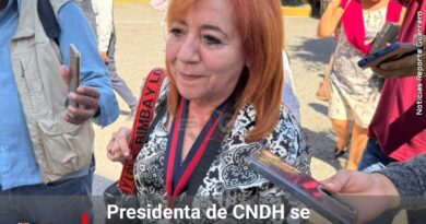 Presidenta de CNDH se niega a hablar del rechazo de los colectivos de Guerrero a su reelección