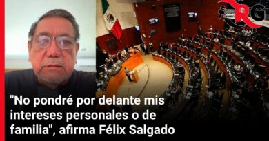 «No pondré por delante mis intereses personales o de familia», afirma Félix Salgado