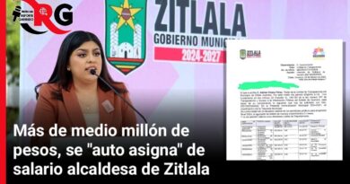 Más de medio millón de pesos, se auto asigna de salario alcaldesa de Zitlala