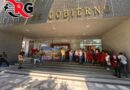 Maestros de la CETEG protestan en edificio Juan Álvarez de Chilpancingo