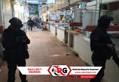 Ataque armado en mercado de Chilpancingo; 2 muertos, un herido y 2 detenidos