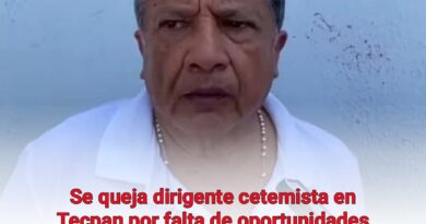 Se queja dirigente cetemista en Tecpan por falta de oportunidades del gobierno para el gremio de la construcción