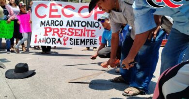 Marcha en Chilpancingo para exigir justicia por el asesinato de Marco Antonio Suástegui