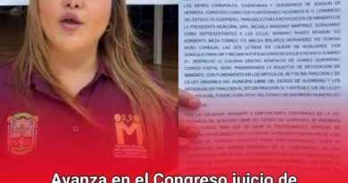 Avanza en el Congreso juicio de desafuero contra alcaldesa de Hueycantenango, Micaela Manzano