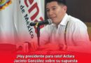 ¡Hay presidente para rato! Aclara Jacinto González sobre su supuesta destitución como dirigente 