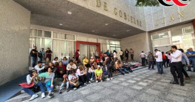 CETEG toma edificio Álvarez; exigen la abrogación de las leyes del ISSSTE y de Educación