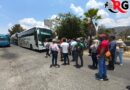 Maestros de la CETEG bloquean la avenida Vicente Guerrero y «retienen» 4 autobuses