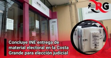 Concluye INE entrega de material electoral en la Costa Grande 