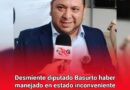 Desmiente diputado Basurto haber manejado en estado inconveniente en accidente en Chilpancingo 