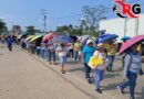 Maestros de la CETEG de Costa Grande marchan de manera pacífica en Tecpan