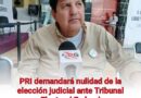 PRI demandará nulidad de la elección judicial ante Tribunal Electoral Federal 