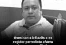 Asesinan a balazos a ex regidor perredista afuera de su casa en Tixtla
